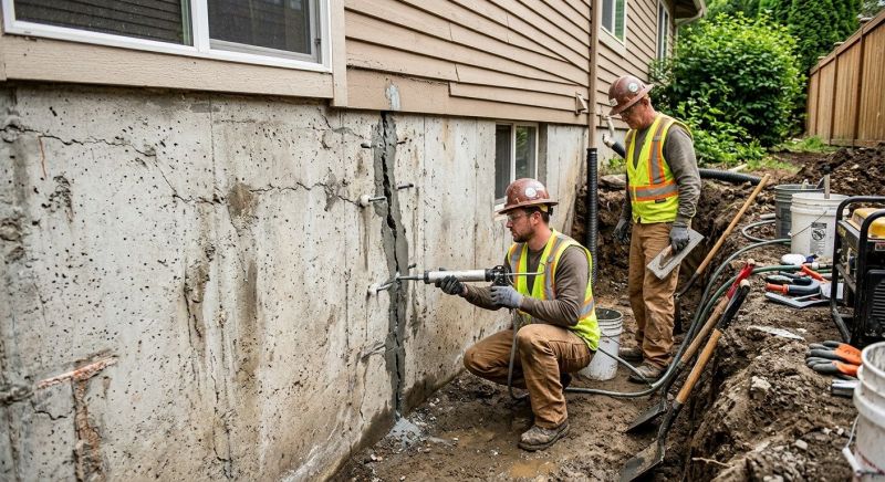 Basement Crack Repair in Fort Collins, CO