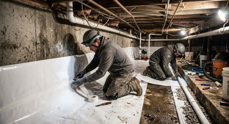 Basement Waterproofing in Fredericksburg, VA