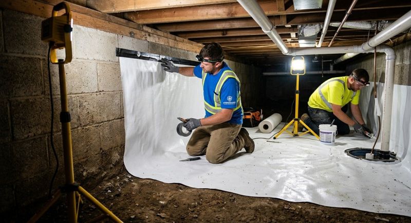 Crawlspace Waterproofing in Fredericksburg, VA