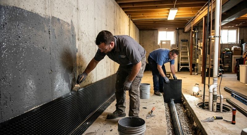 Wet Basement Solutions in Fredericksburg, VA